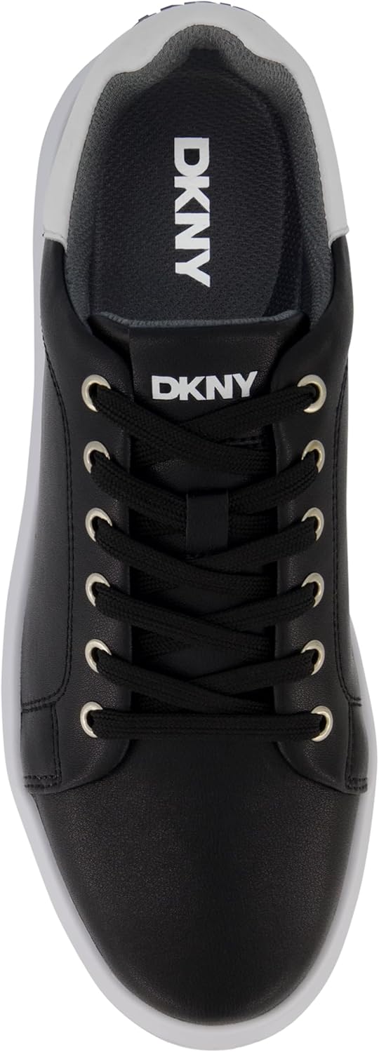 Мужские кроссовки DKNY Eva Sole с круглым носком и шнуровкой, черный — фото 4