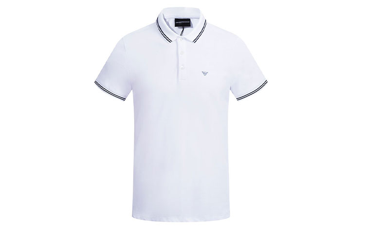 

Футболка поло мужская белая EMPORIO ARMANI