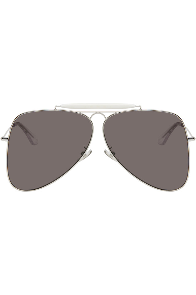 

Пилотские солнцезащитные очки Show Marni, серебряный