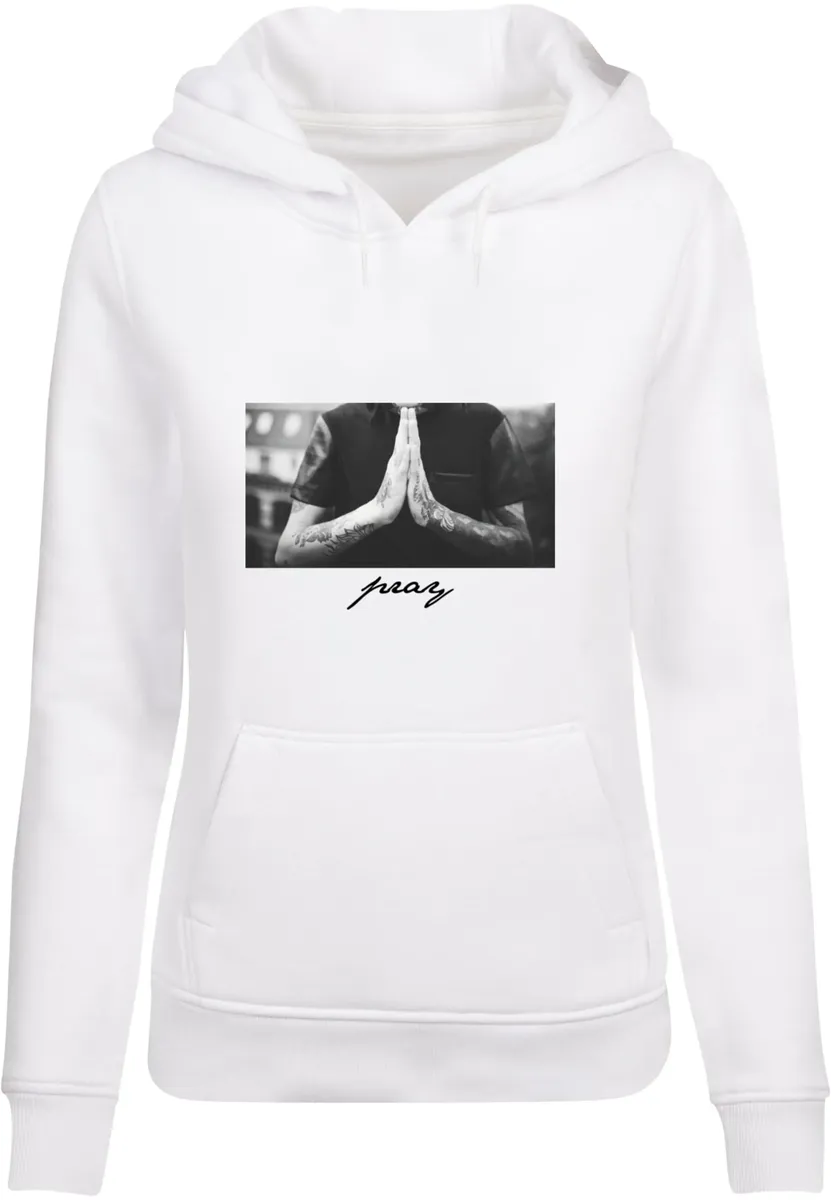 

Свитер MisterTee с круглым вырезом "MisterTee Women's Pray Hoody", белый