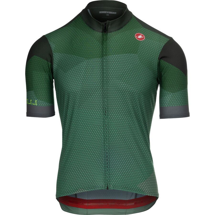 

Футболка Castelli Flusso Limited Edition Full-Zip Castelli, Green Pepper/Deep Green/Gun Metal Gray/Electric Li