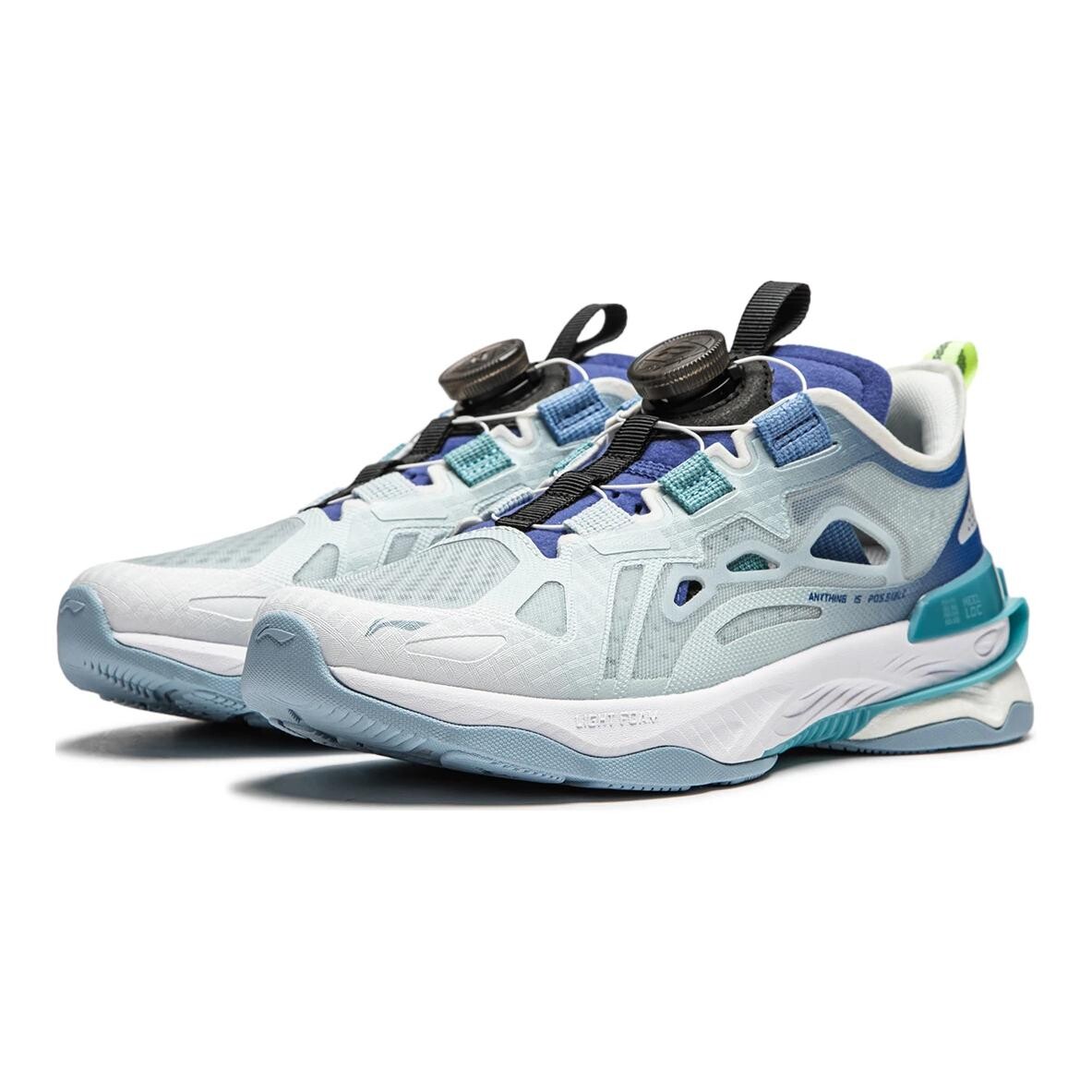 Кроссовки LINING YOUNG Kids Lifestyle Shoes GS Low-top Mirage Blue/Sapphire Blue — фото 3