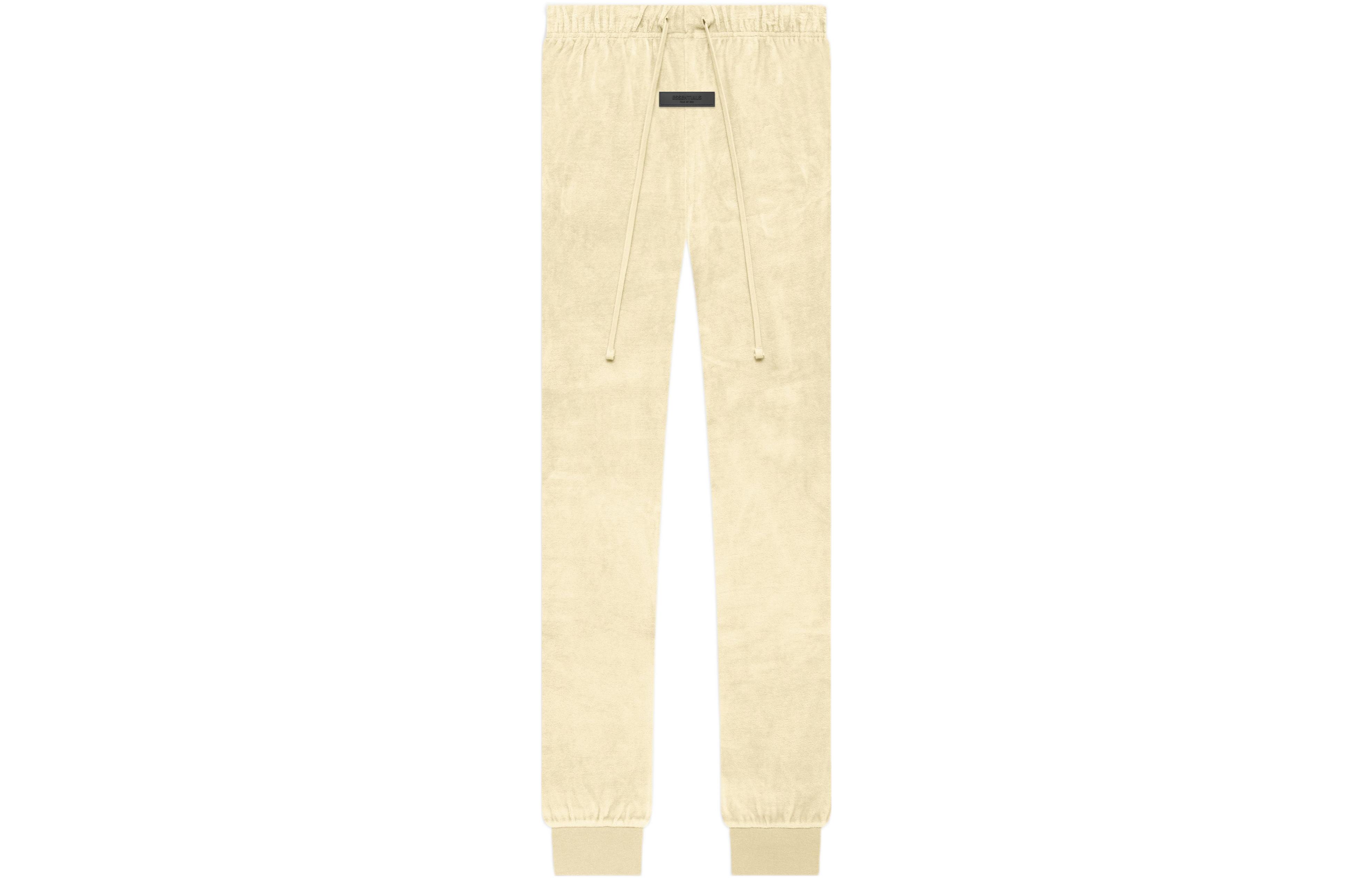

Женские велюровые брюки Canary Fear Of God Essentials, канареечно-желтый
