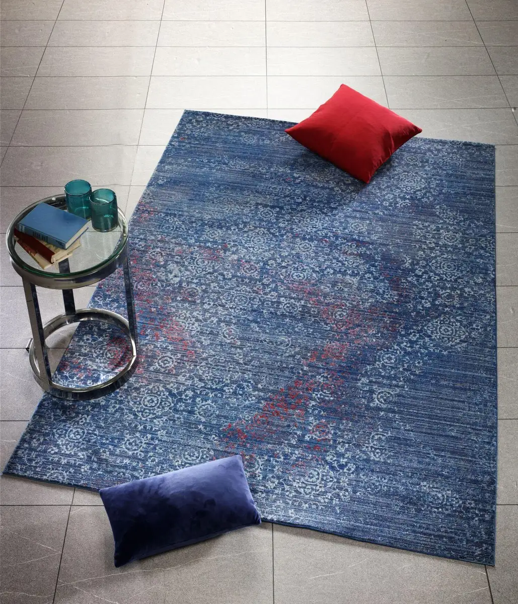 

OCI THE CARPET BRAND "Rainbow Leja" ковер, прямоугольный, особенно мягкий благодаря микрофибре, для гостиной OCI Die Teppichmarke 120х180 см, синий