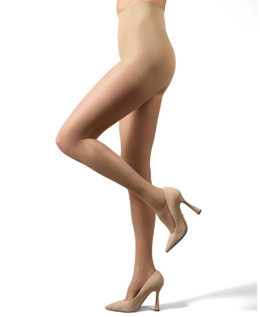 

Женские прозрачные колготки с утягивающим эффектом, модель MM-210 MeMoi, Bone