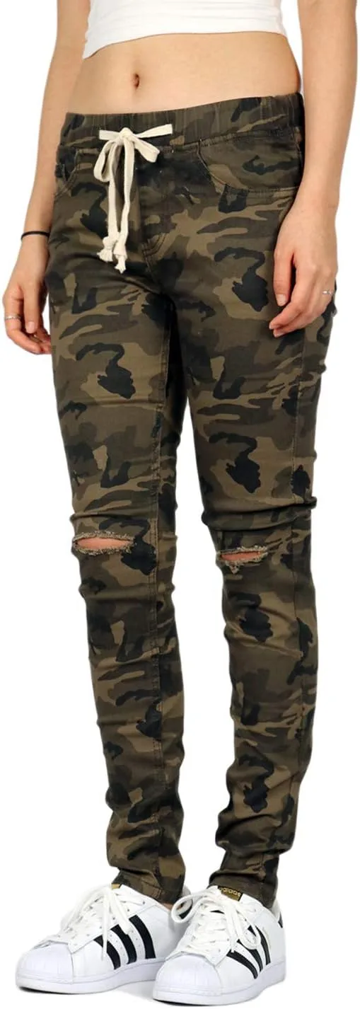 

Женские джинсовые джоггеры Mersenne с разрезом на колене H34