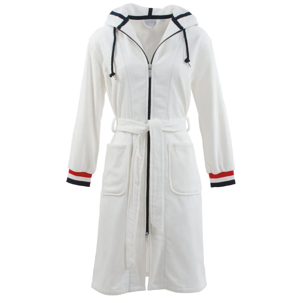 

Женский халат 437410, 1 шт., с манжетами триколор Carl Ross, Offwhite