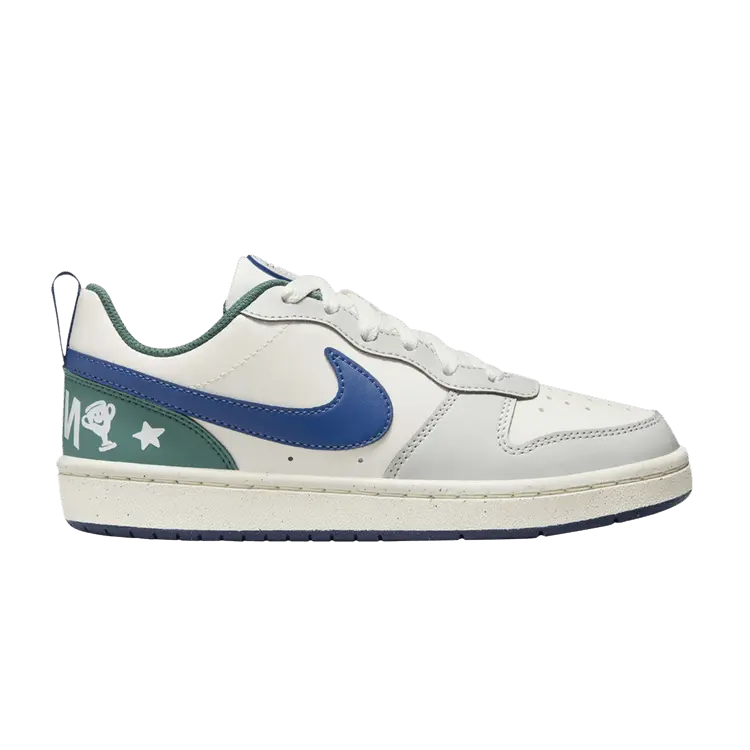 

Кроссовки Nike Court Borough Low Recraft GS Sail Court Blue Bicoastal, кремовый