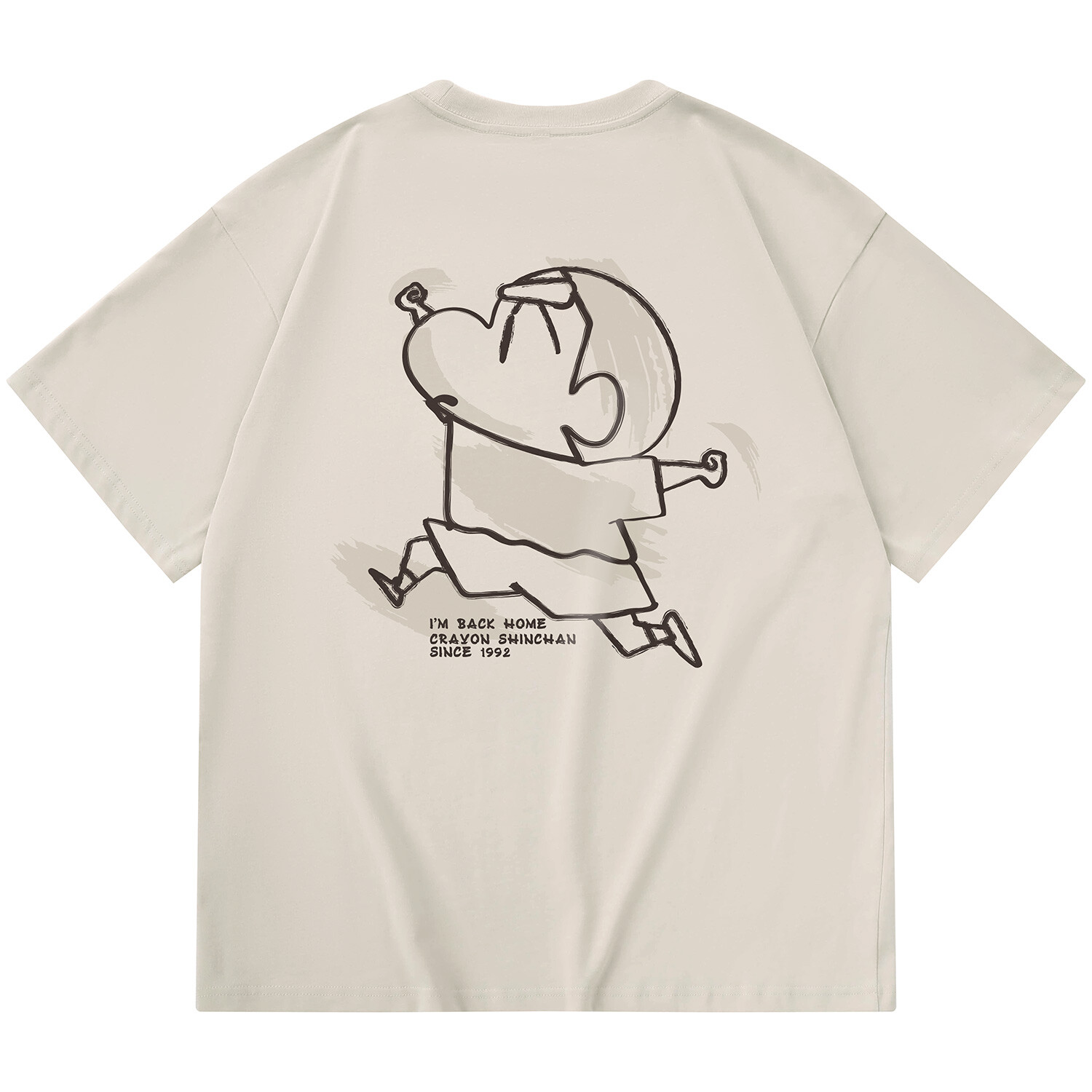 

Футболка унисекс Crayon Shinchan/Crayon Shinchan, Светлый Хаки