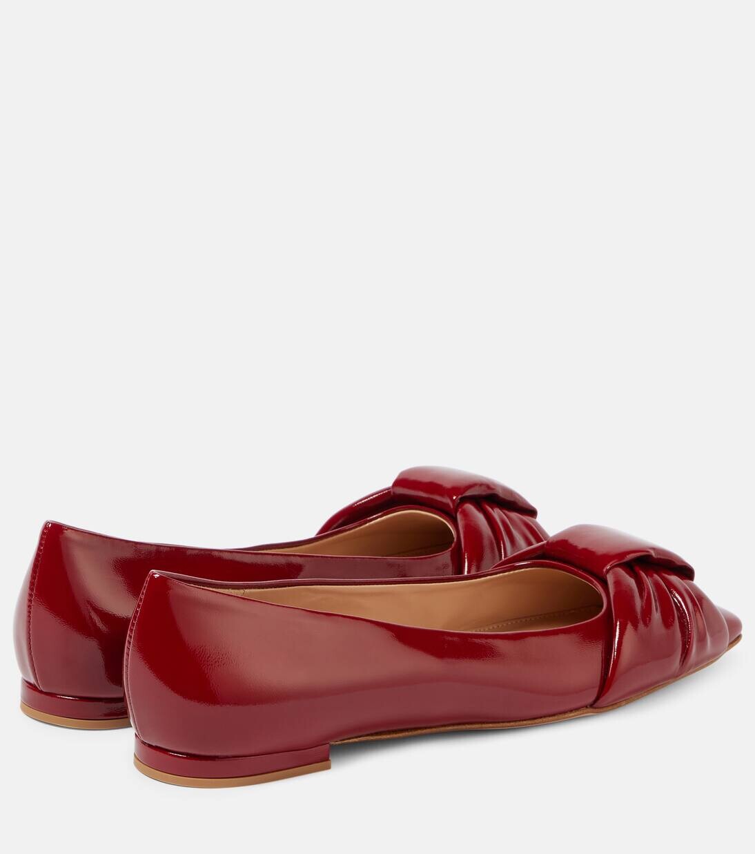 Балетки Paradì из лакированной кожи Gianvito Rossi, цвет rouge — фото 3
