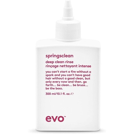 

Springsclean Глубоко очищающий шампунь-ополаскиватель для нежного увлажнения натуральных блестящих, мягких вьющихся и волнистых волос, 300 мл, 10,1 жидких унций, Evo
