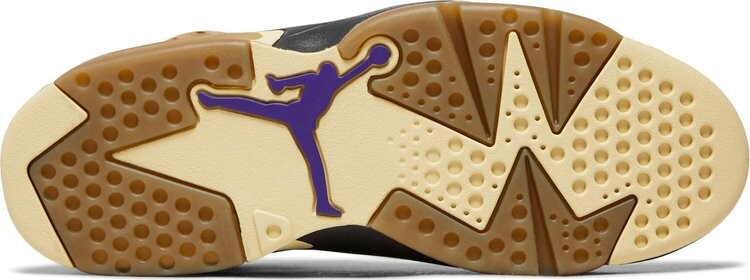 Кроссовки Wmns Air Jordan 6 Retro GORE-TEX 'Brown Kelp', коричневый — фото 4