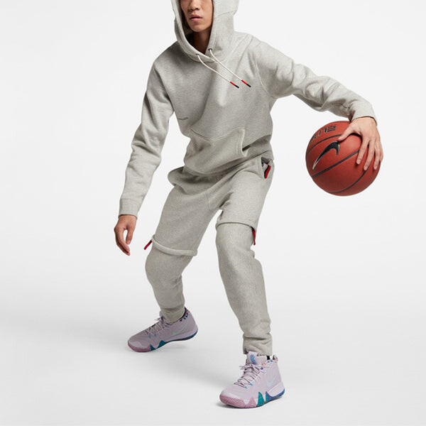 Толстовка Nike Kyrie Kyrie Irving Basketball Sports Fleece Lined Gray, серый — фото 3