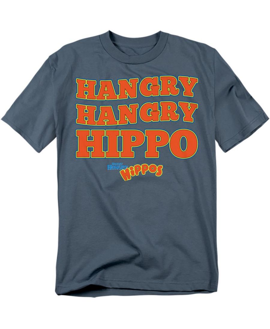 

Мужская футболка Голодные-голодные бегемоты Бегемоты голодные Hasbro+, Slate