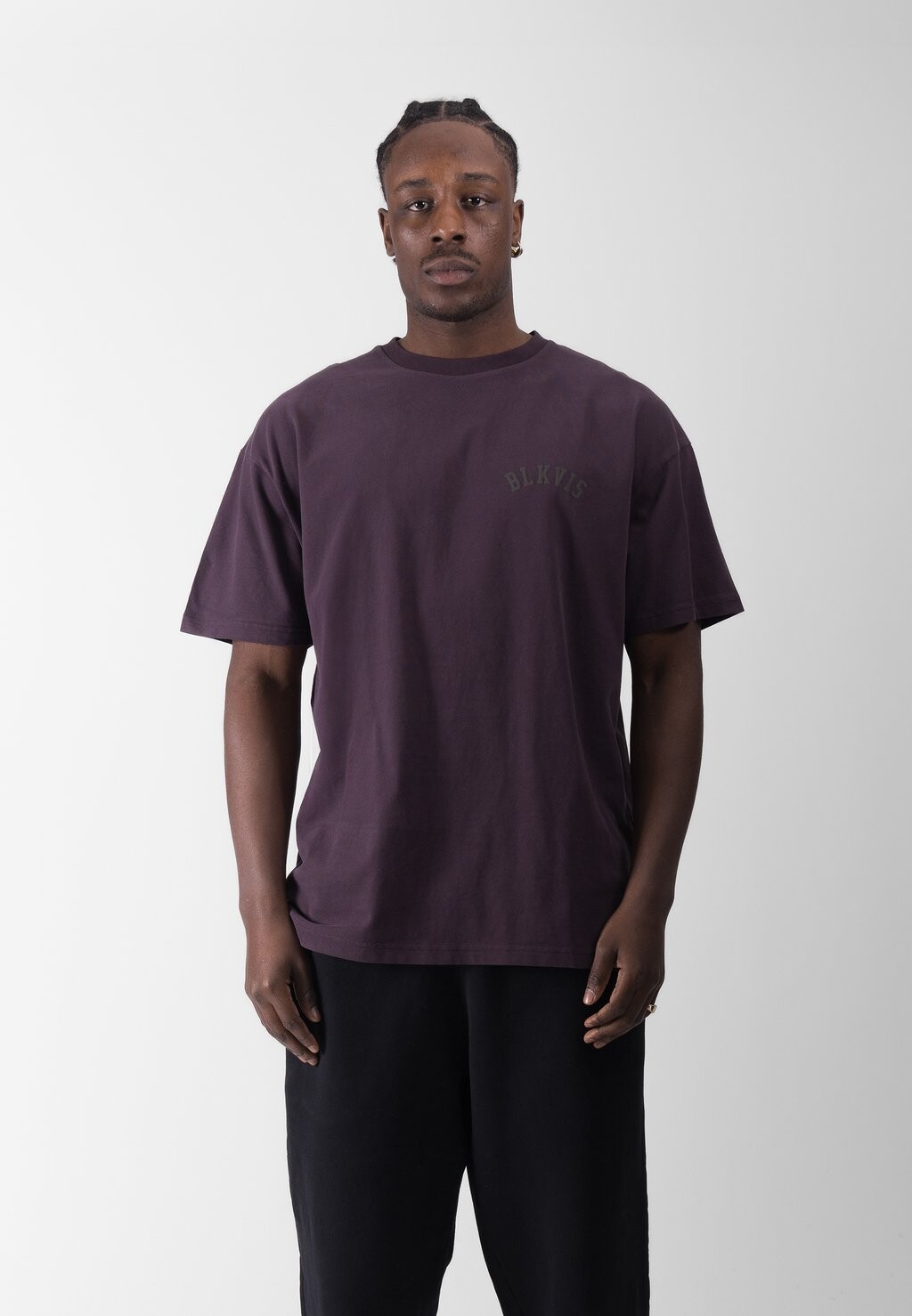 

Футболка с принтом ATELIÉR TEE Blkvis, цвет plum perfect