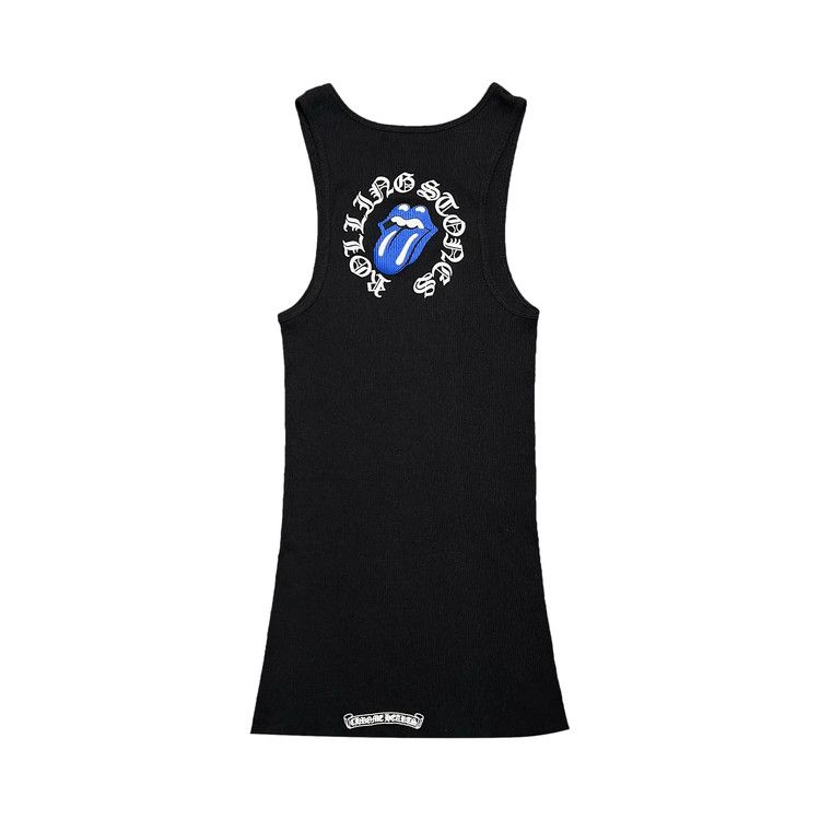 

Топ Chrome Hearts Rolling Stones Tank Top, Black/Blue