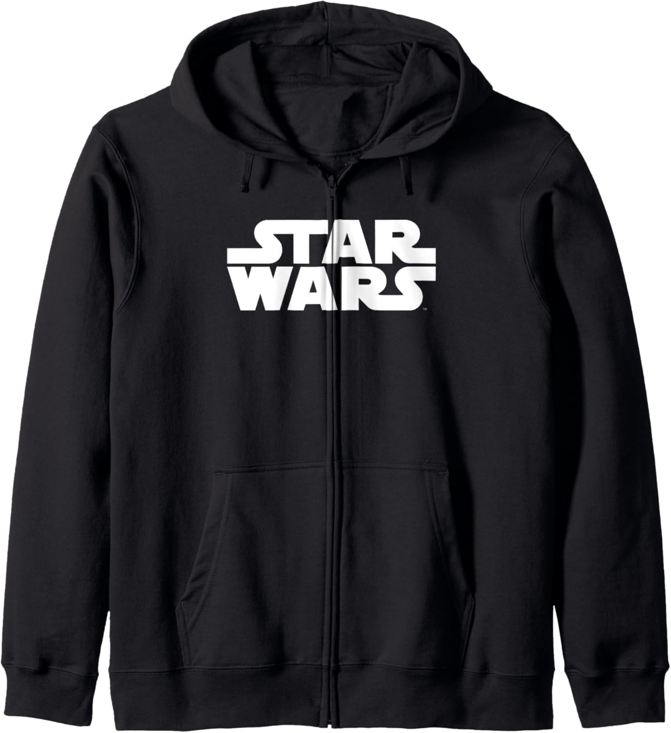 

Худи Star Wars Basic Logo с застежкой-молнией спереди и сзади, черное, Черный, Худи Star Wars Basic Logo с застежкой-молнией спереди и сзади, черное