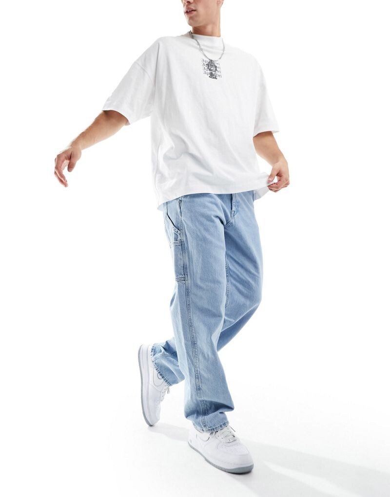

Голубые джинсы Carpenter свободного кроя Jack & Jones