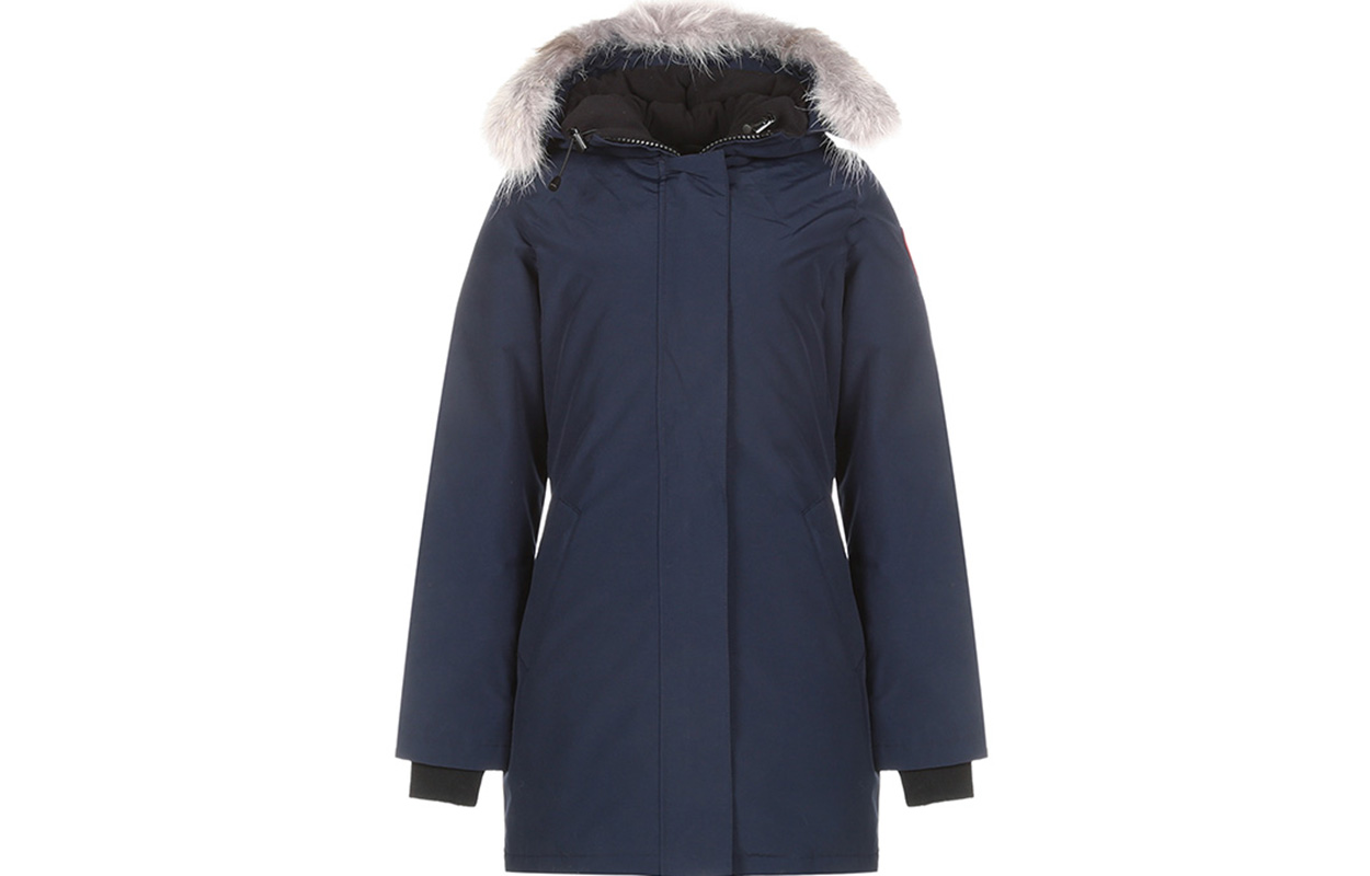 

Женский пуховик цвета морской волны Canada Goose, Marine Blue