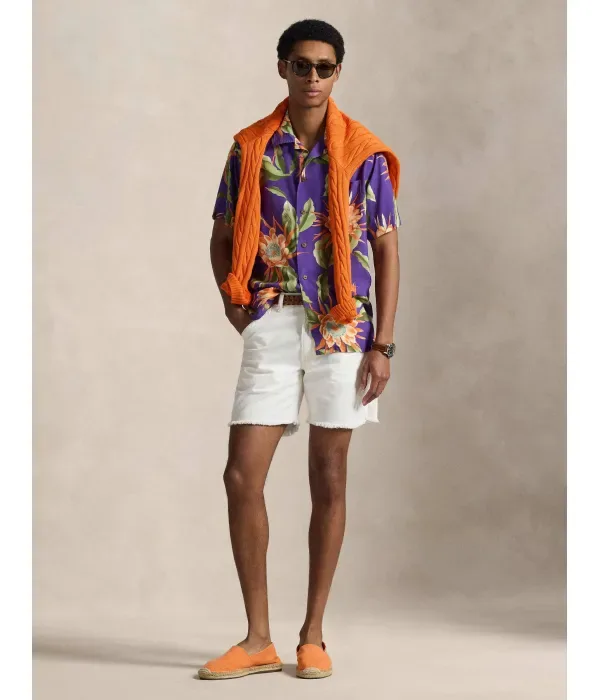 Рубашка classic fit Polo Ralph Lauren, фиолетовый — фото 2