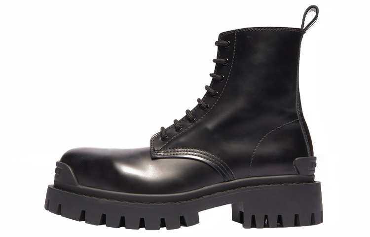 Balenciaga Strike на шнуровке, черные (женские)