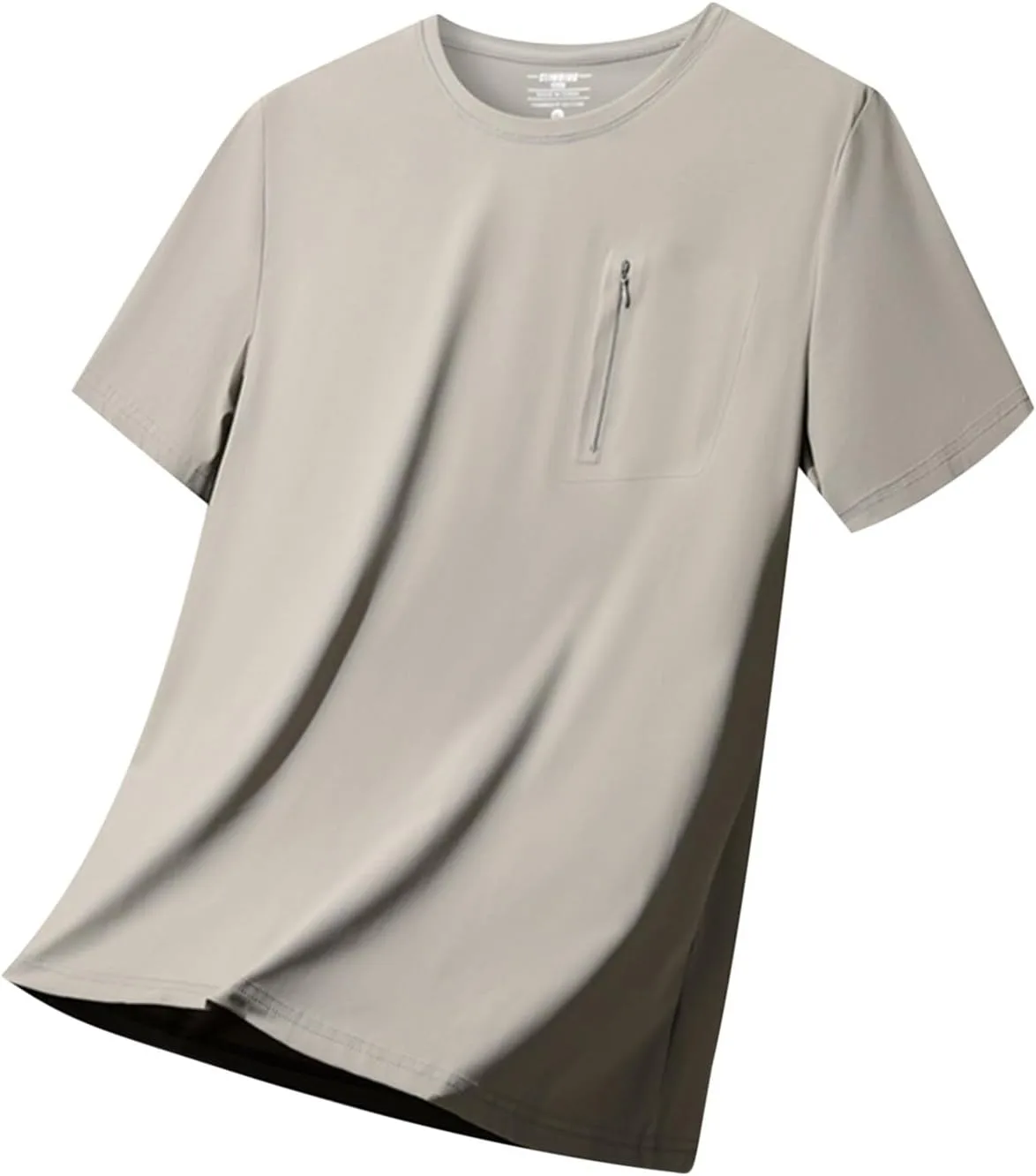 

Мужская футболка с коротким рукавом и карманом-молнией для тренировок Sdeycui