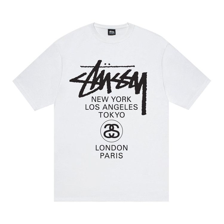 

Футболка Stussy World Tour Tee, White