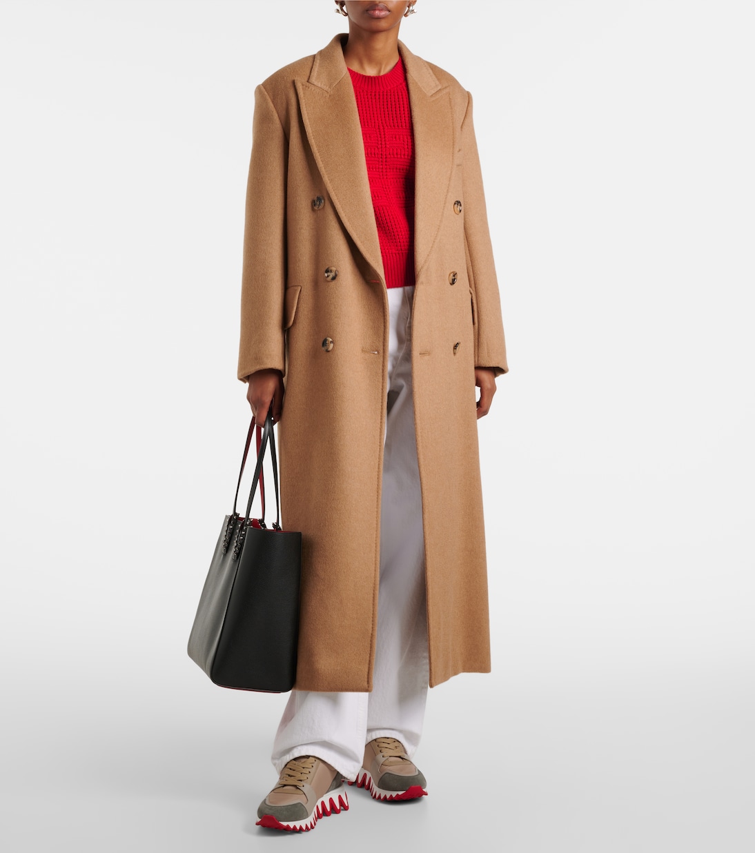 Кроссовки Nastroshark с отделкой из замши Christian Louboutin, Version Saharienne — фото 3
