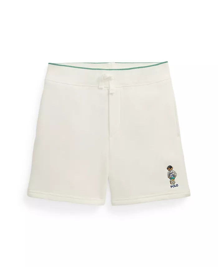 

Большие шорты из флиса с медведем Polo для мальчиков Polo Ralph Lauren, слоновая кость/кремовый