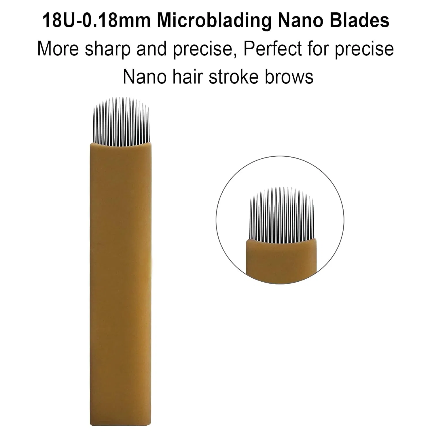Иглы для микроблейдинга 18U Nano 0.18 мм от Tawny, 50 шт. Rasmet — фото 2
