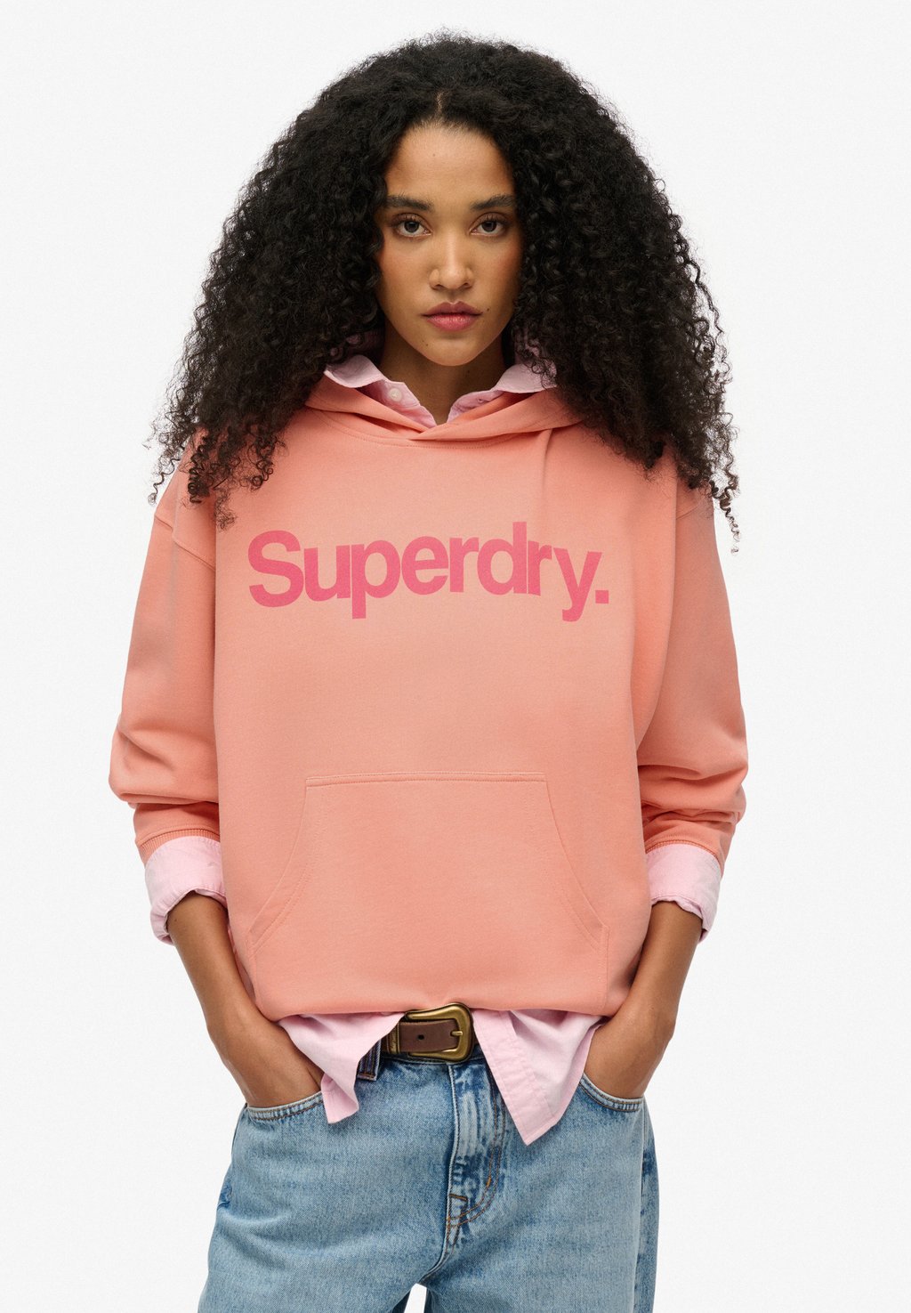 

Толстовка CORE LOGO CITY Superdry, коралловый