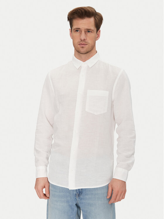 

Рубашка обычного кроя K10K114488 Calvin Klein, белый