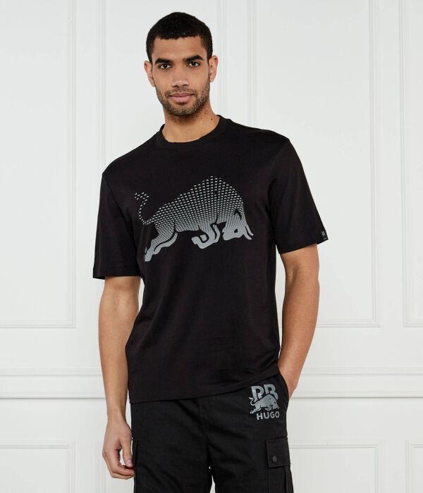 

Футболка dricard_rb Relaxed fit Hugo, черный