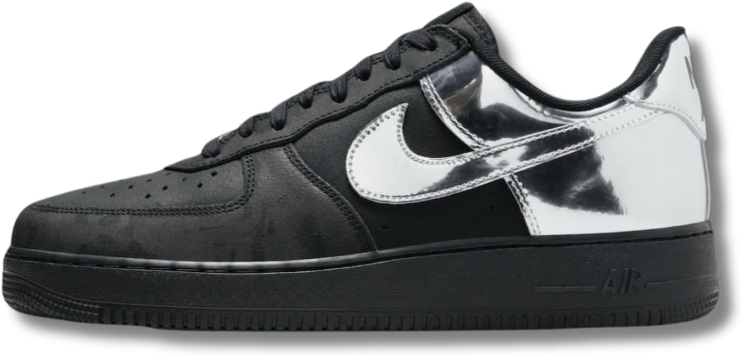 Мужские кроссовки Nike Air Force 1 Low Retro, черный — фото 2