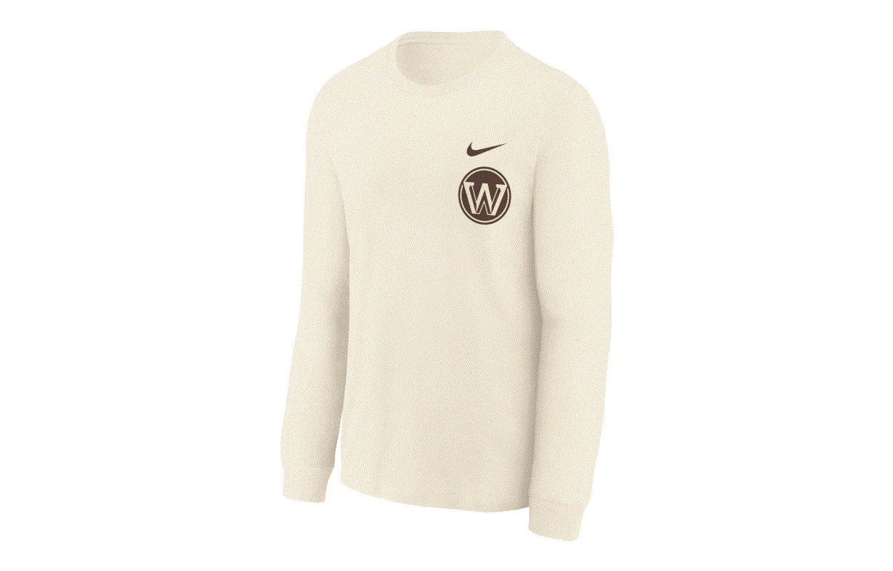Футболка с длинным рукавом x NBA для детей Nike, Golden State Warriors