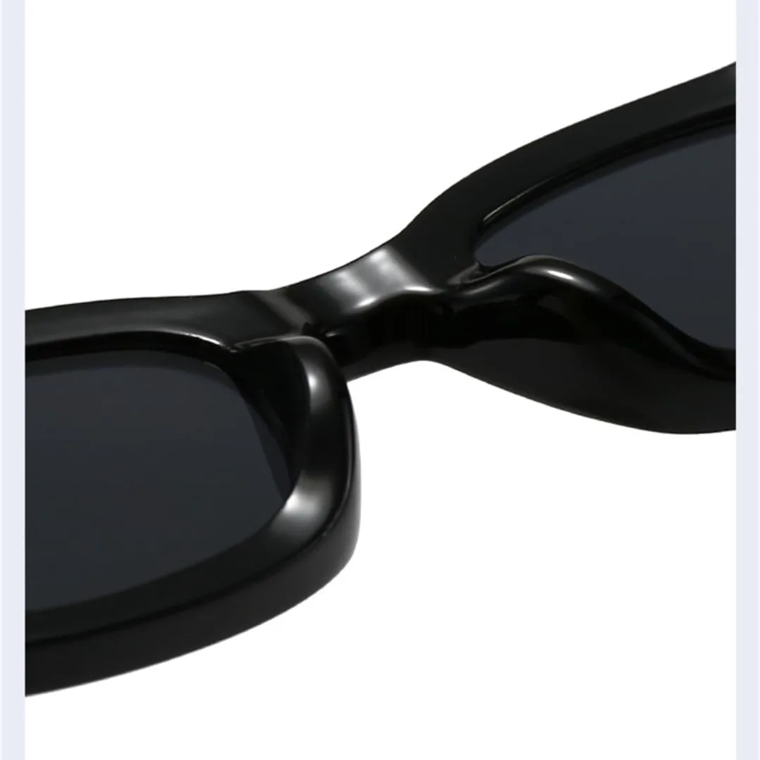 

Ретро-солнцезащитные очки квадратной формы, конфетные цвета, модные женские, с заклепками, мужские, с леопардовым принтом, UV400 UATXTAU, Tea Gradient Blue