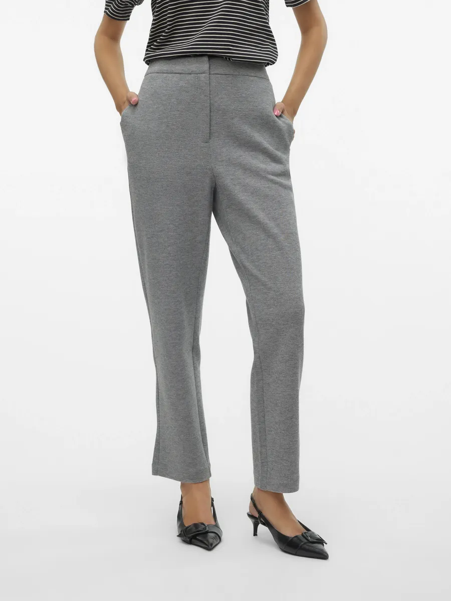 

Трикотажные брюки Vero Moda "VMJULIA NW ANKEL PANTS JRS NOOS", серый