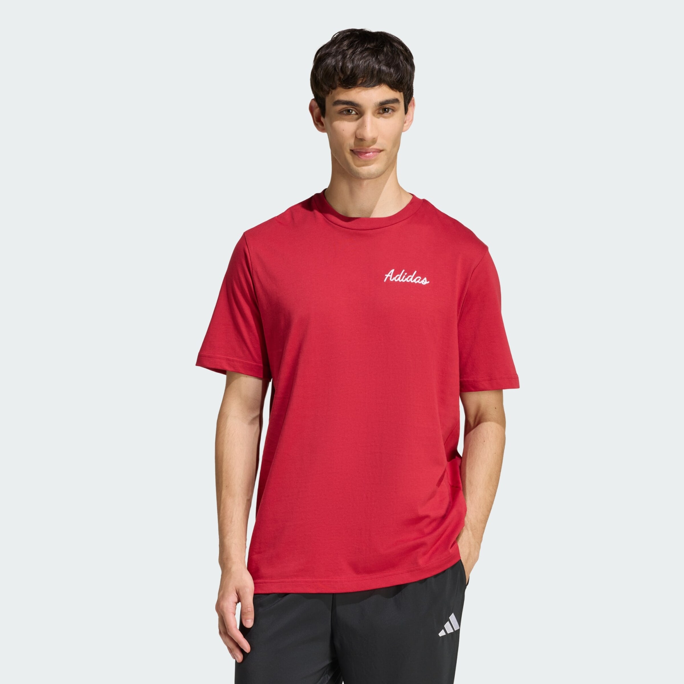 Adidas Sportswear Футболка 'NOVELTY BOWL' в красном цвете — фото 2