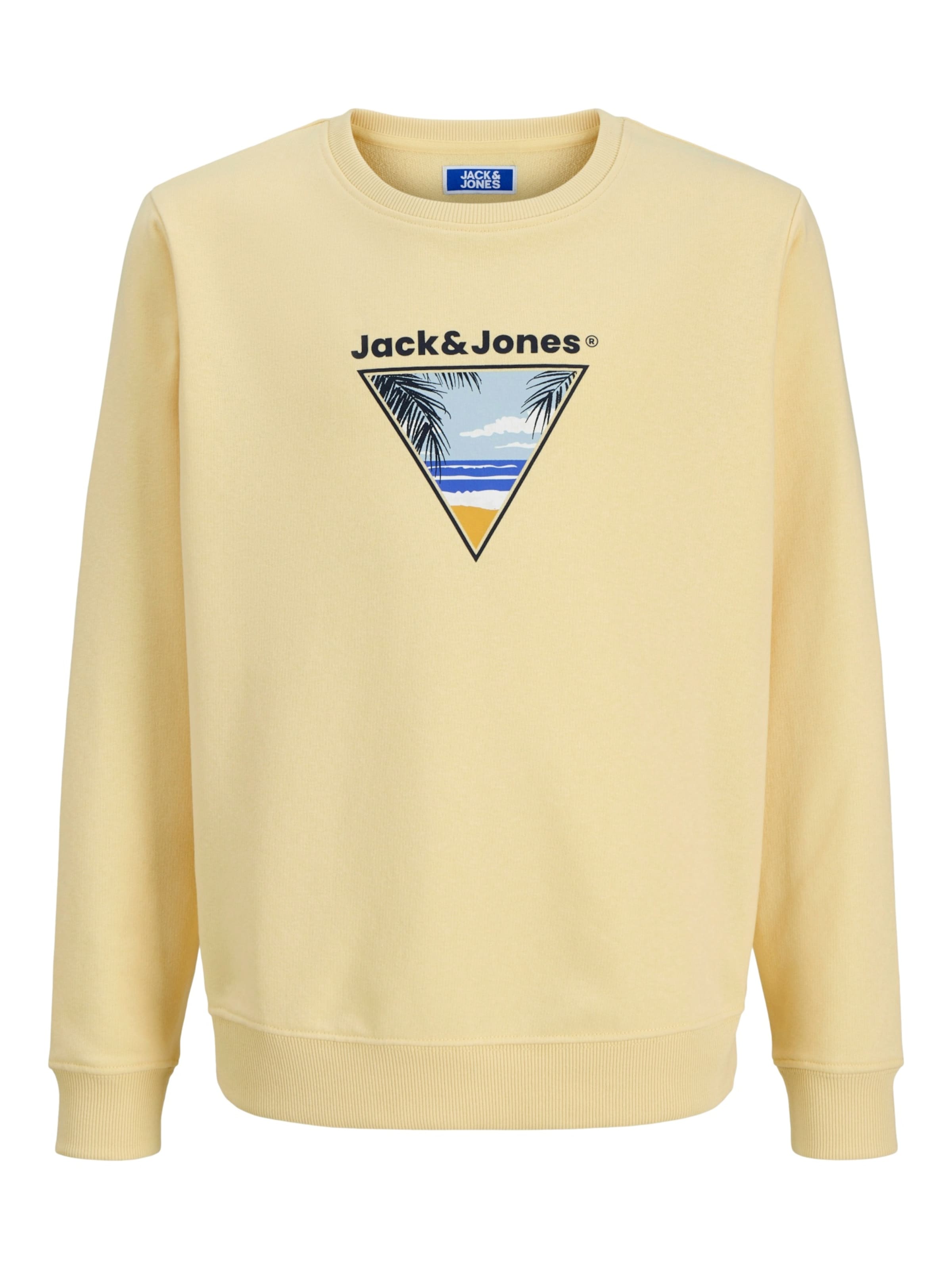 Jack & Jones Junior Толстовка 'Perry' в желтом цвете