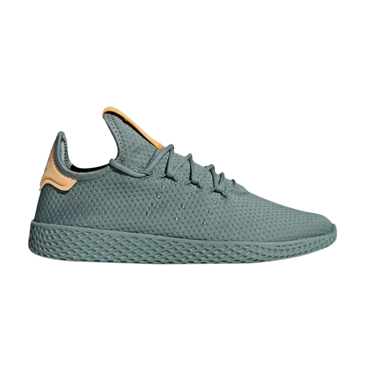 

Кроссовки Adidas Pharrell x Tennis Hu 'Raw Green', зеленый