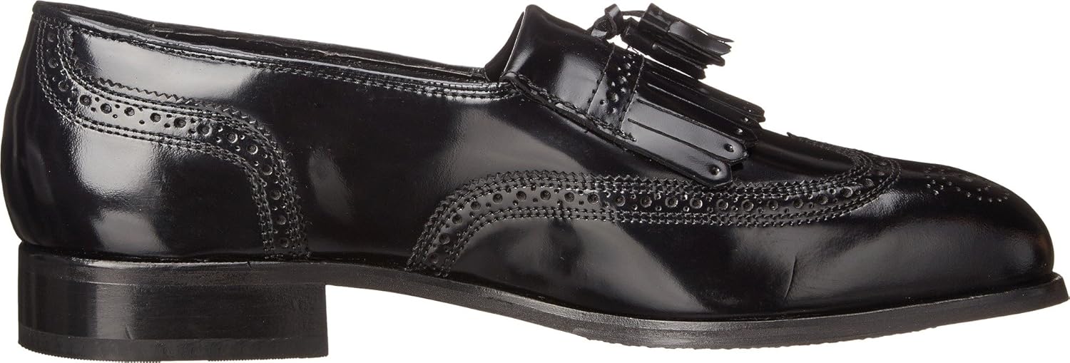 Мужские лоферы Florsheim Lexington с крыльчатым узором и кисточками, черный — фото 4