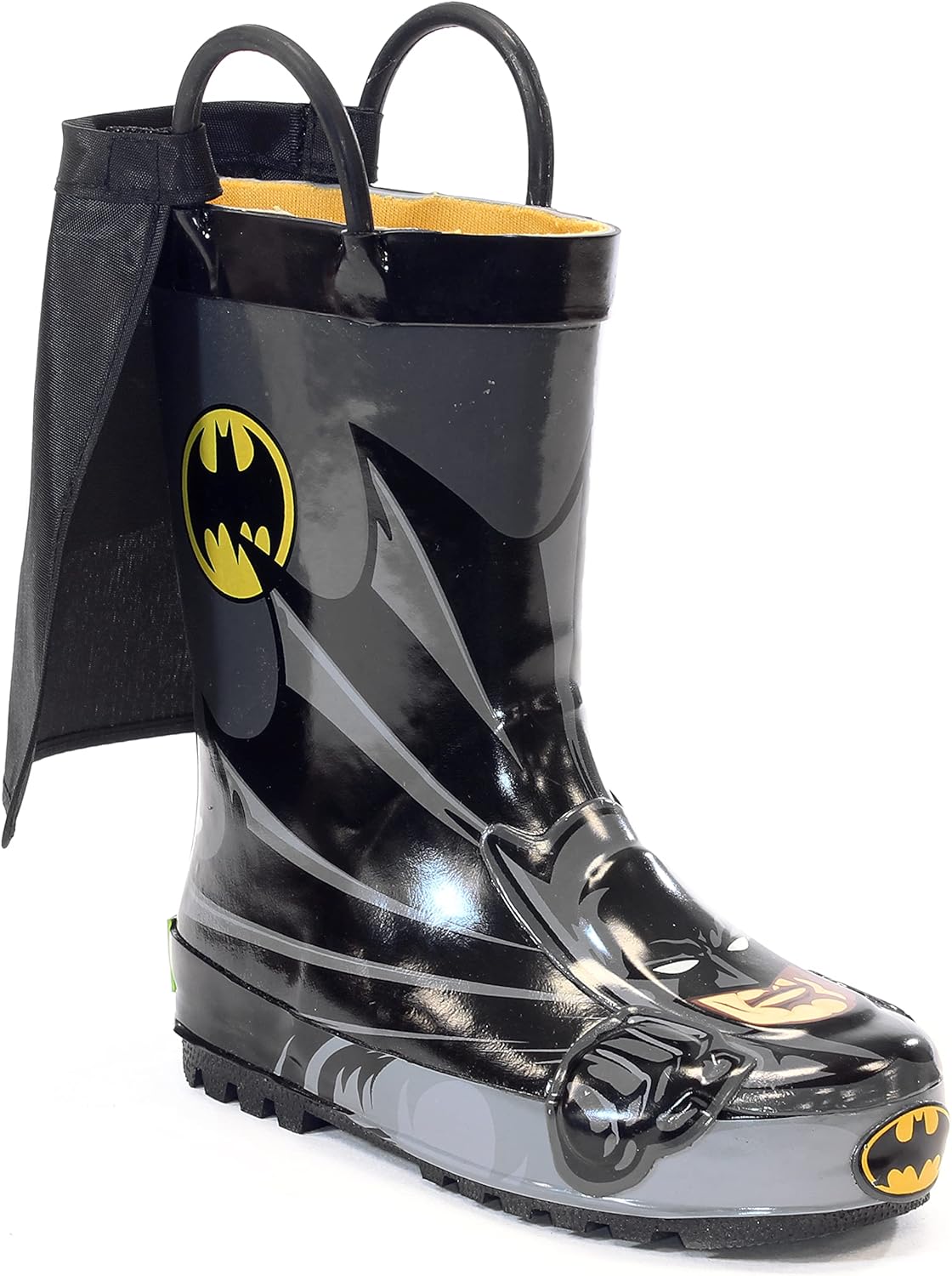 

Детские резиновые сапоги Western Chief с ручками для надевания - премиальные водонепроницаемые сапоги для мальчиков и девочек, Batman Everlasting