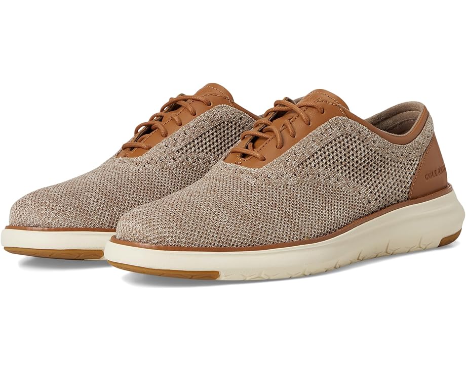 

Оксфорды Cole Haan Grand Remix Knit Oxfords, цвет Silver Lining/Acorn/Ivory