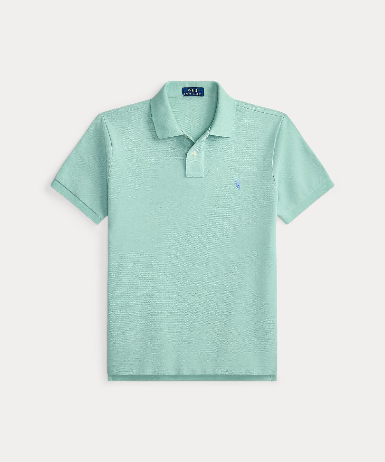 Культовая сетчатая рубашка поло Polo Ralph Lauren, 300 Green — фото 2