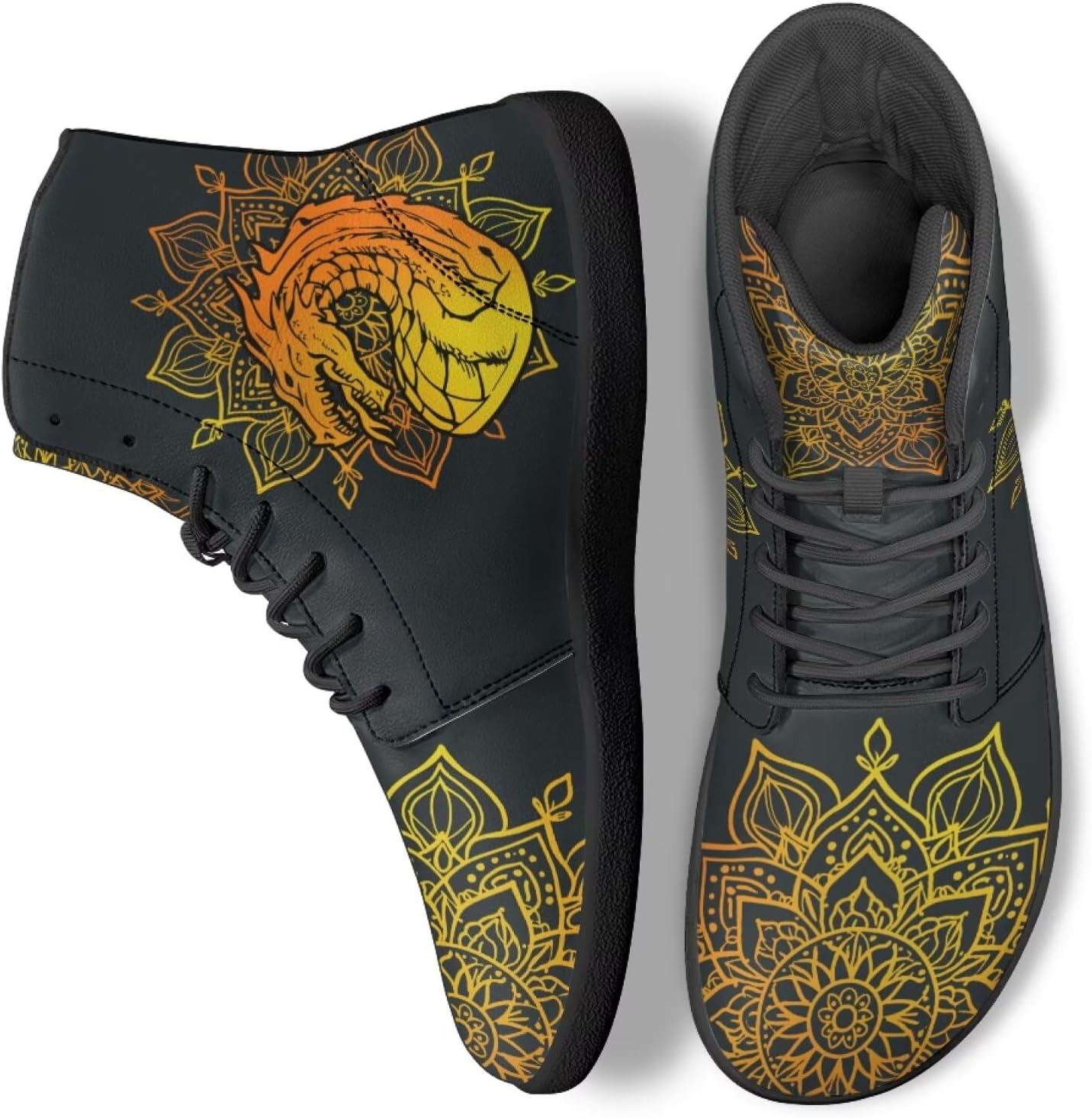 

Кроссовки для ходьбы для женщин и мужчин, противоскользящие, для бега, высокие теннисные спортивные обувь Ecaestolph, золотой