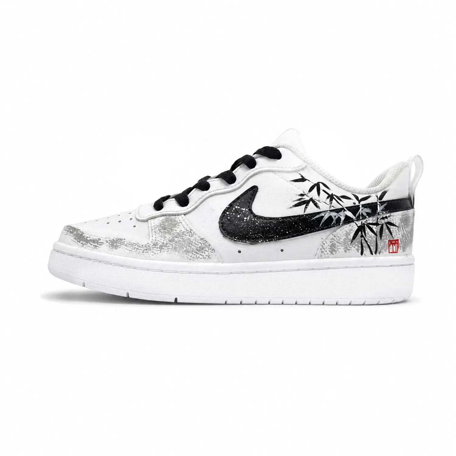 Кроссовки для скейтбординга Nike Court Borough Kids Black