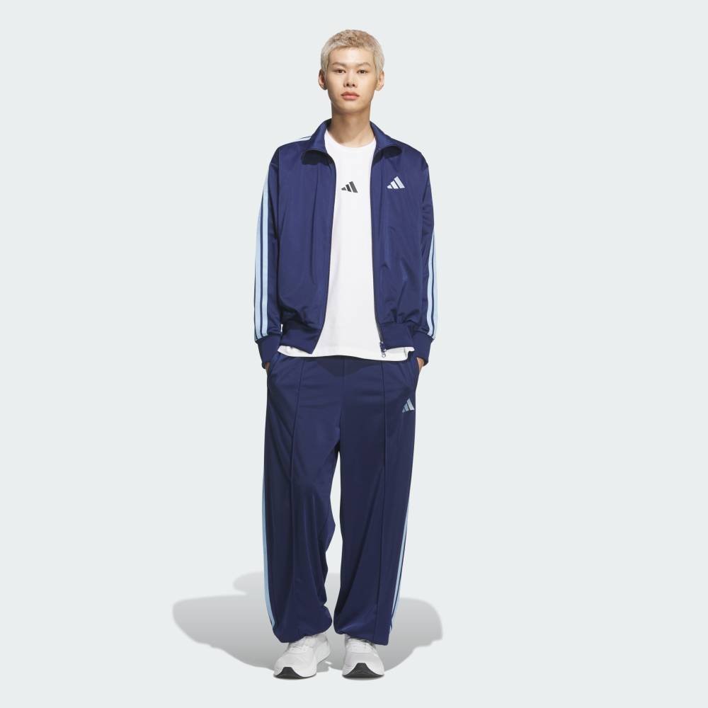 Легкие трикотажные спортивные штаны Adidas, blue — фото 3