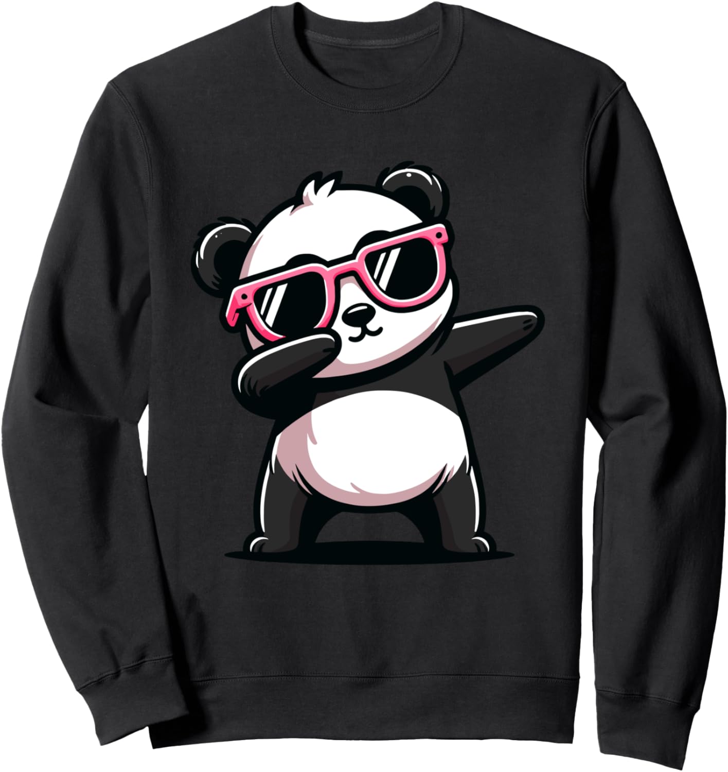

Толстовка и милая толстовка с пандой и рисунком в стиле даб-данса Panda Bear Lover Animal Gifts F. Girls Kids Women, черный