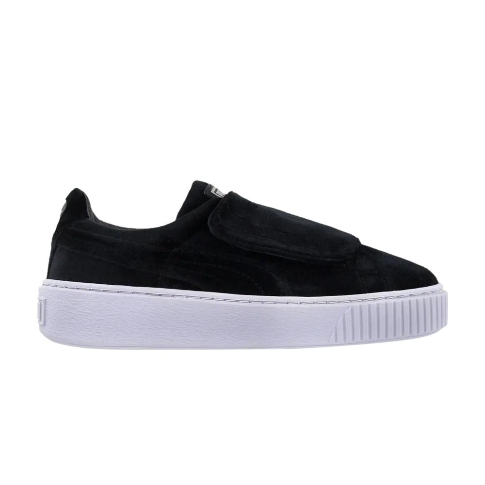 

Кроссовки Wmns Basket Platform Strap Puma, черный