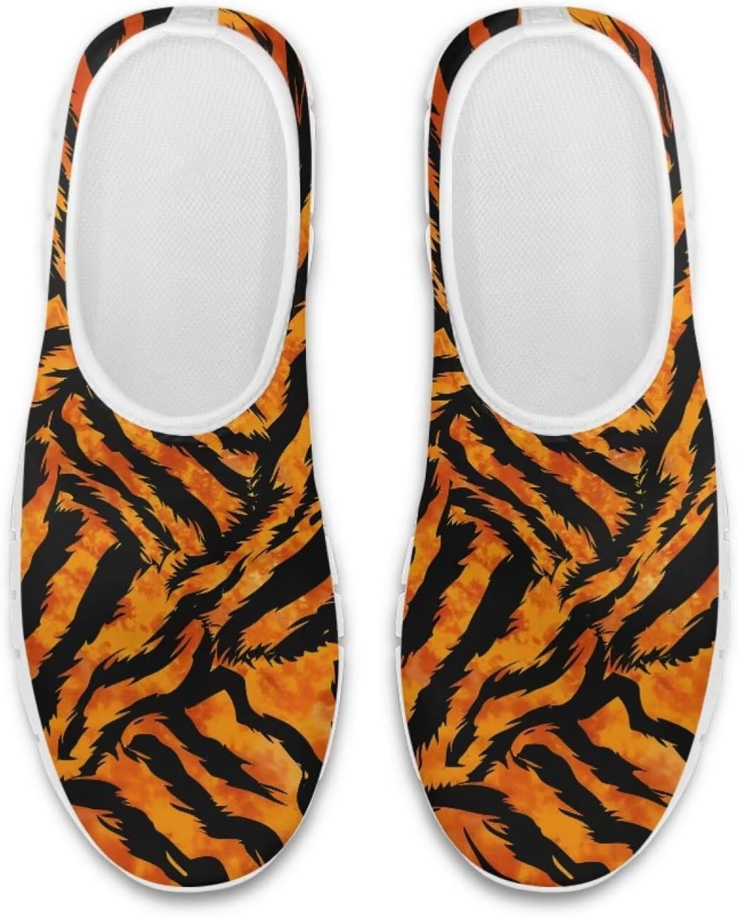 

Кроссовки Forchrinse для женщин и мужчин, низкие домашние лоферы, легкие обувь для бега, уличная обувь, Tiger Stripes
